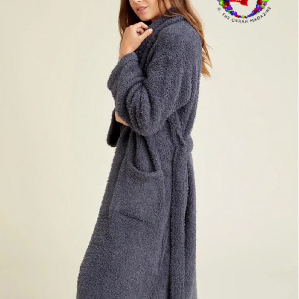 Barefoot Dreams CozyChic Robe Size 2 Navy